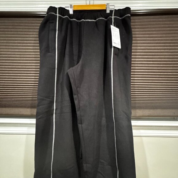 Athleta Women's Forever Fleece High Rise Jogger Black/Bone SZ: XL - Picture 5 of 10